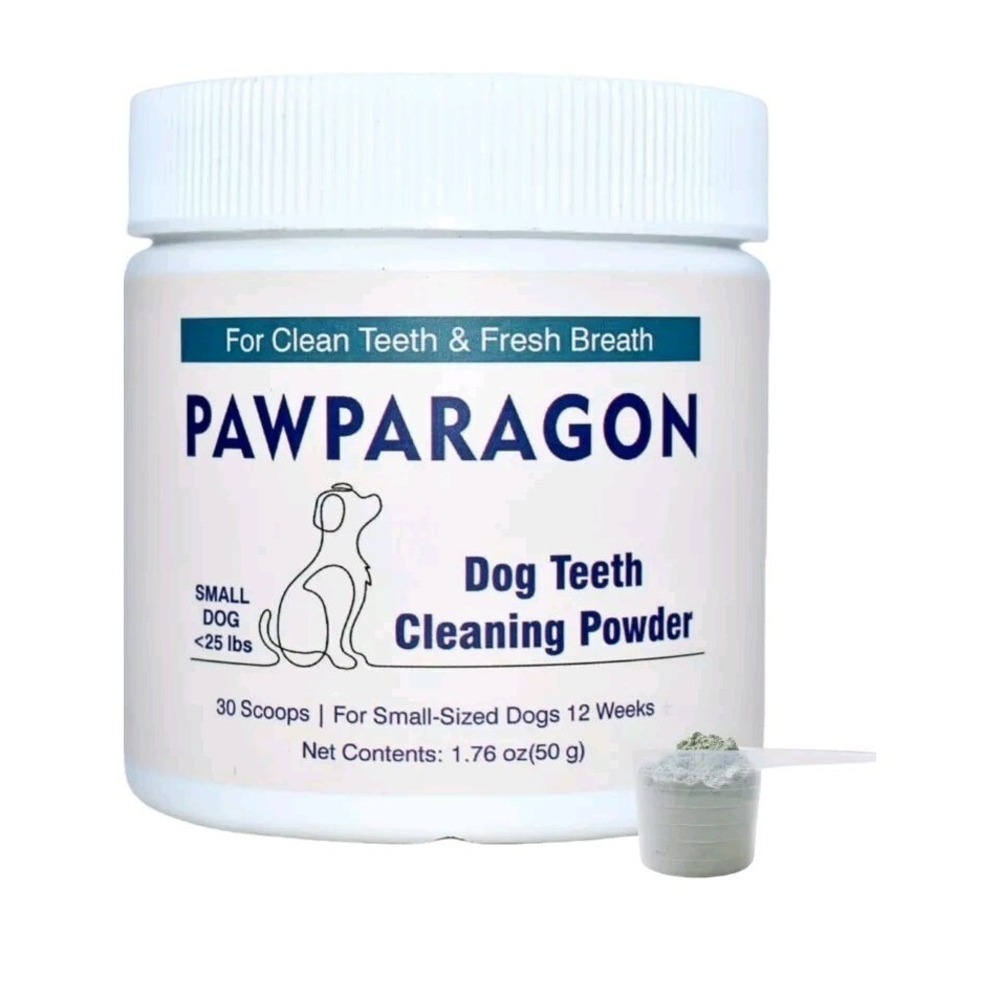 Pawparagon Dog Teeth Cleaning Powder Small Dogs Fresh Breath Dental Care Petcare